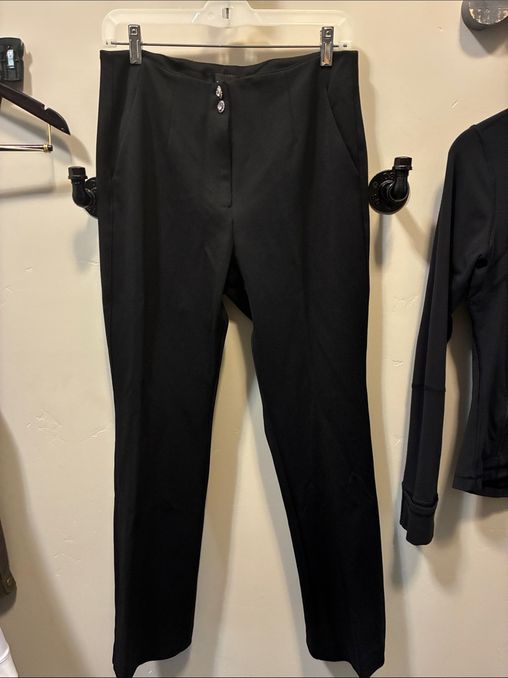 White House Black Market Black Straight-Leg Dress Pants